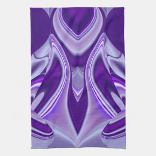 Lila Dream , Abstrakt Fantasy Rainbow Art Kökshandduk