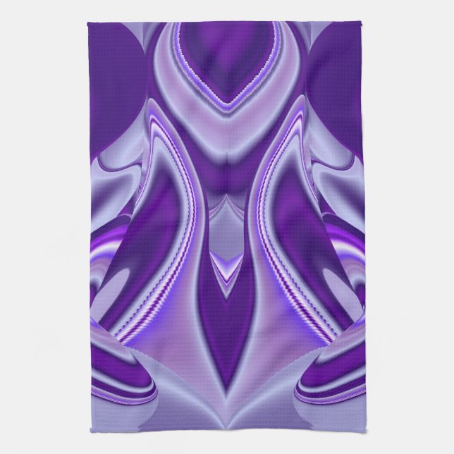 Lila Dream , Abstrakt Fantasy Rainbow Art Kökshandduk (Vertikal)