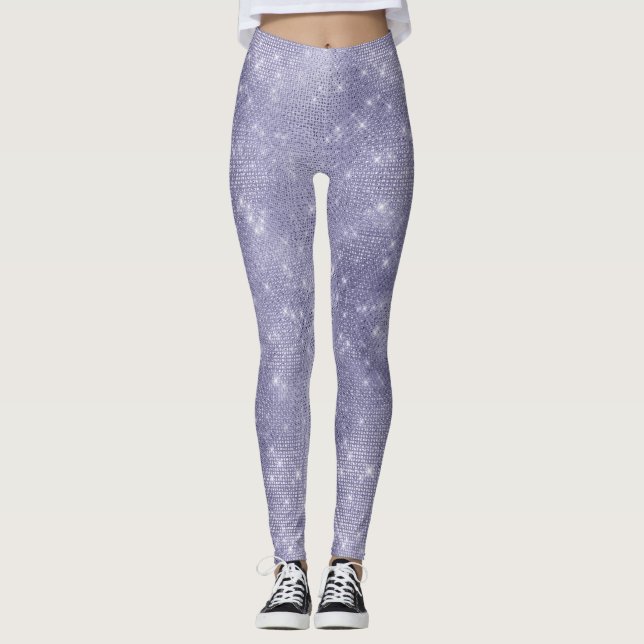 Lila Dream Gnistra Leggings (Framsida)