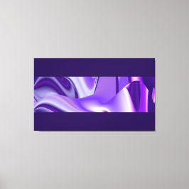 Lila Dreams, Abstrakt Fantasy Rainbow Art Canvastryck