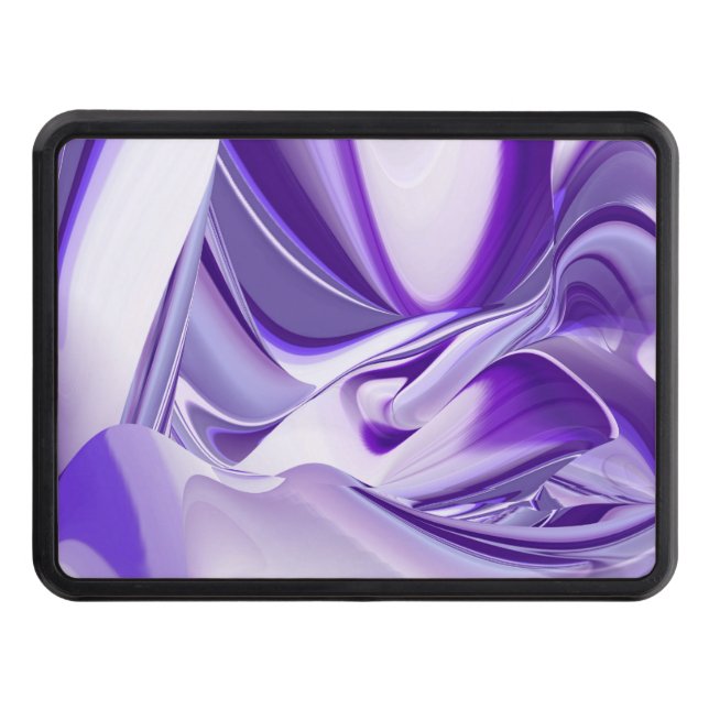 Lila Dreams, Abstrakt Fantasy Rainbow Art Dragkroksskydd (Framsidan)