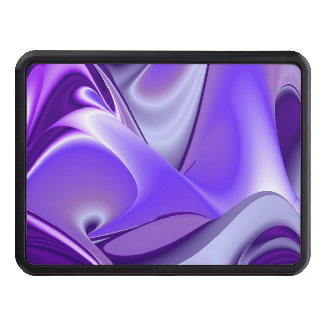 Lila Dreams, Abstrakt Fantasy Rainbow Art Dragkroksskydd (Framsidan)