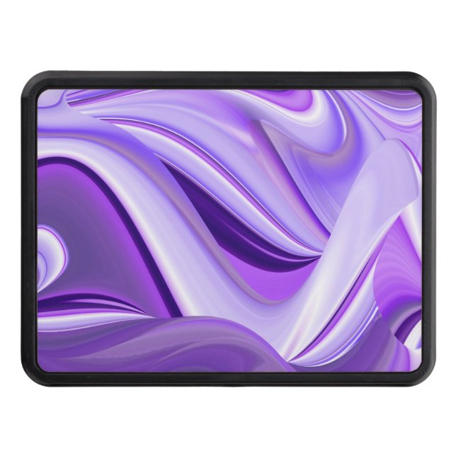 Lila Dreams, Abstrakt Fantasy Rainbow Art Dragkroksskydd (Framsidan)