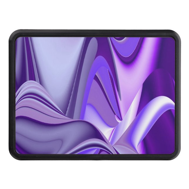 Lila Dreams, Abstrakt Fantasy Rainbow Art Dragkroksskydd (Framsidan)