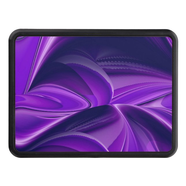 Lila Dreams, Abstrakt Fantasy Rainbow Art Dragkroksskydd (Framsidan)