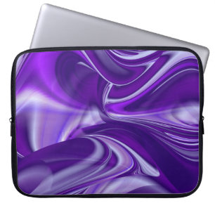 Lila Dreams , Abstrakt Fantasy Rainbow Art Laptop Fodral