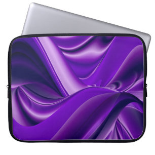 Lila Dreams , Abstrakt Fantasy Rainbow Art Laptop Sleeve