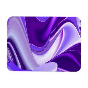 Lila Dreams , Abstrakt Fantasy Rainbow Art Magnet