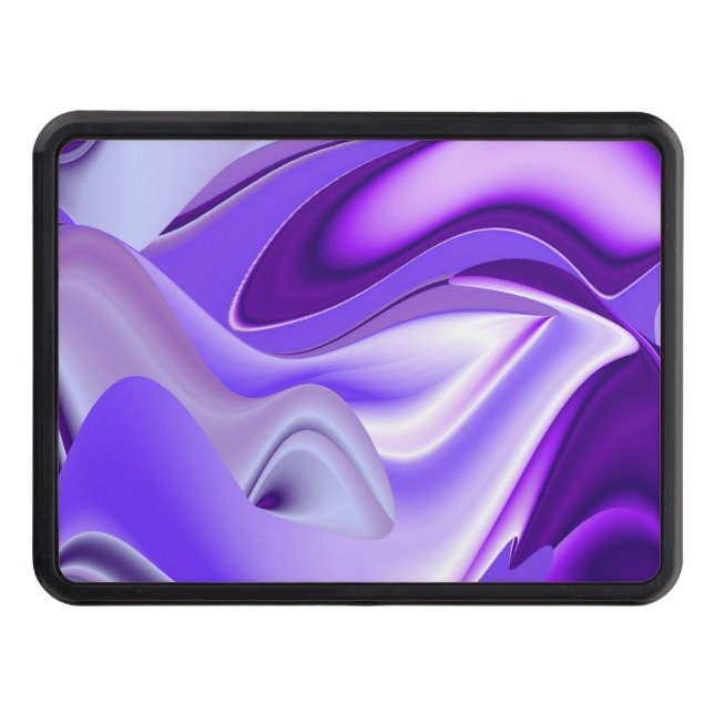 Lila Dreams, Abstrakt Fantasy Rainbow Art Skydd För Dragkrok (Framsidan)