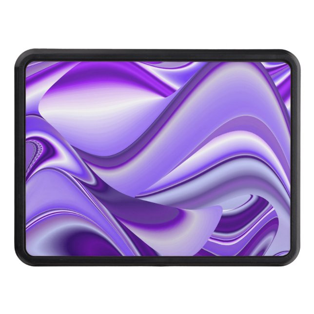 Lila Dreams, Abstrakt Fantasy Rainbow Art Skydd För Dragkrok (Framsidan)