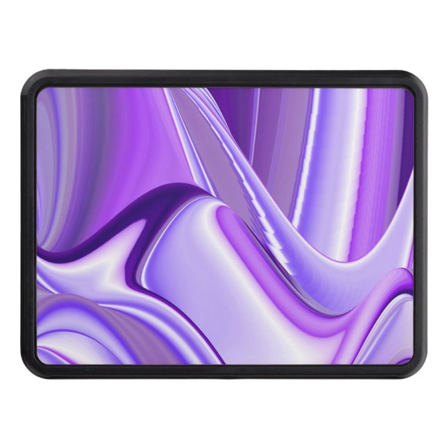 Lila Dreams, Abstrakt Fantasy Rainbow Art Skydd För Dragkrok (Framsidan)