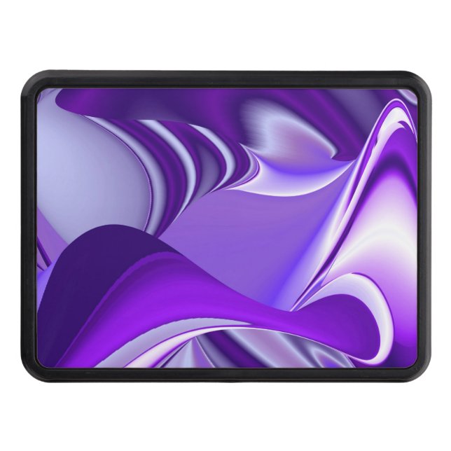 Lila Dreams, Abstrakt Fantasy Rainbow Art Skydd För Dragkrok (Framsidan)