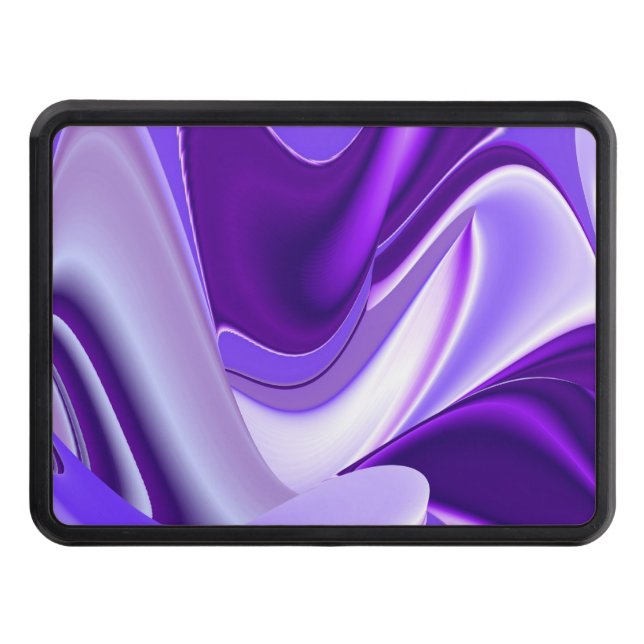 Lila Dreams, Abstrakt Fantasy Rainbow Art Skydd För Dragkrok (Framsidan)