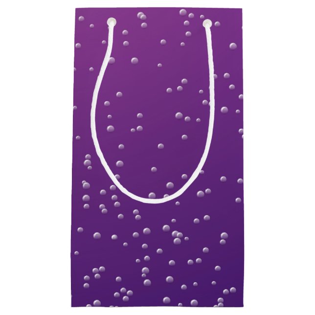 Lila drucksoda med små bubblor (Framsidan)