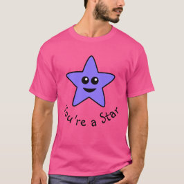 Lila Du är en stjärna T-Shirt