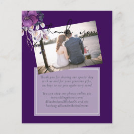 Lila Dynasty Mörk Blommigt budgetpost Bröllop