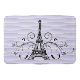 Lila Eiffel Towel Flourish Bath Mat Badrumsmatta