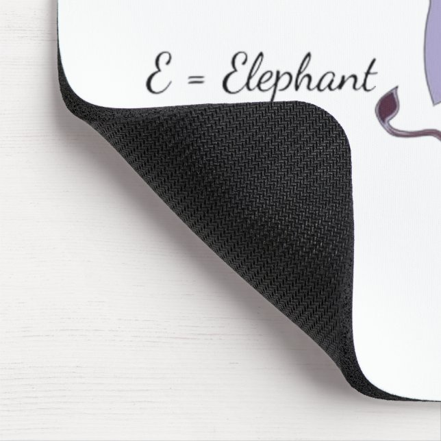 Lila Elefant Musmattor - Söt E-Elefant Skrivbordsm (Hörn)