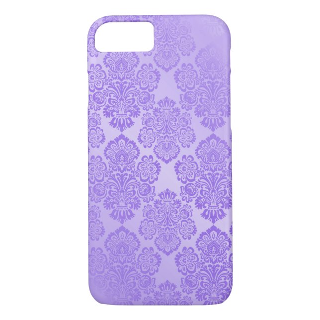 Lila Elegant-skada Case-Mate iPhone Skal (Baksida)