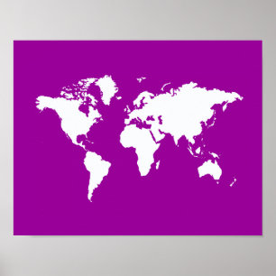 Lila Elegant World Poster