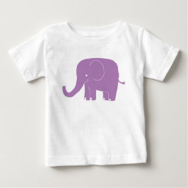 Lila Elephant Romper Tee Shirt