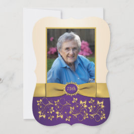 Lila, Elfenbenskusten, Guld 75:e, inbjudan till fo