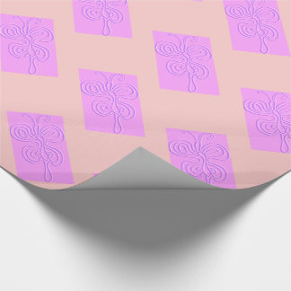Lila Embossed "Rainbow" Flutterfly Presentpapper