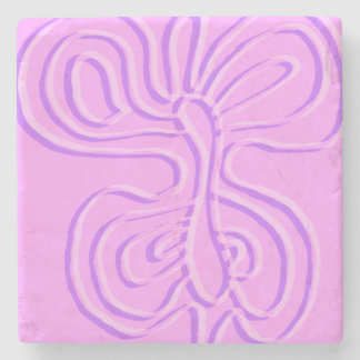 Lila Embossed "Rainbow" Flutterfly Stenunderlägg
