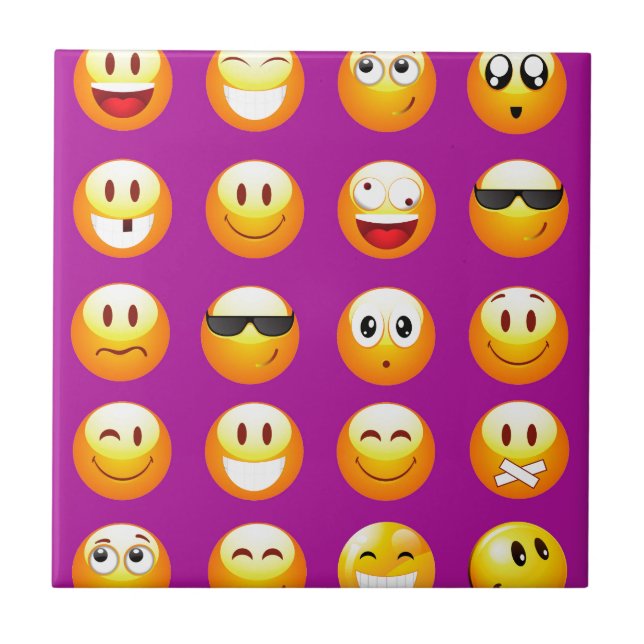 lila emojis kakelplatta (Framsidan)