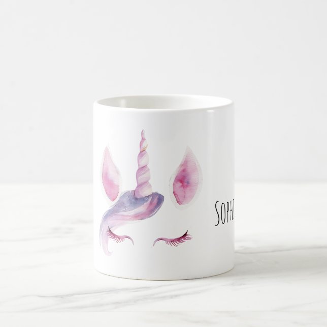 Lila Enhörning Kaffemugg (Center)