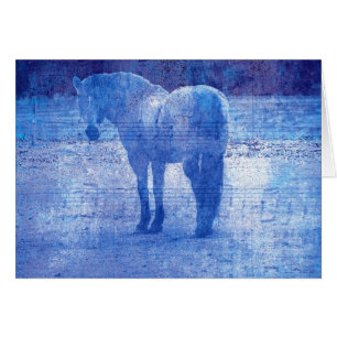 Lila Equine Hälsningskort