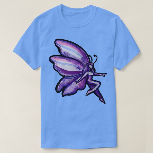 Lila Fairy Art lila faairy  T Shirt (Design framsida)