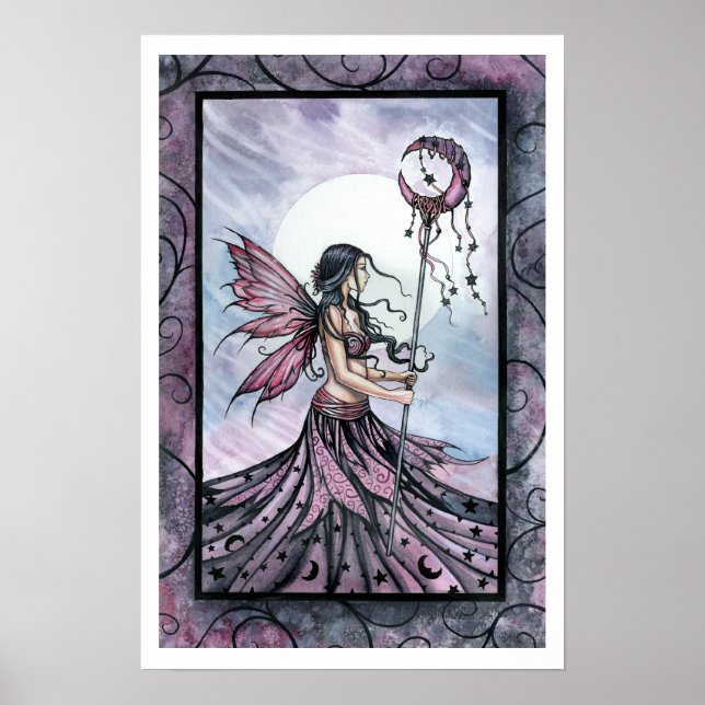 Lila Fairy Art Poster Print by Molly Harrison (Framsidan)