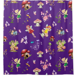 Lila Fairy Flower Butterfly Mushroom Thated