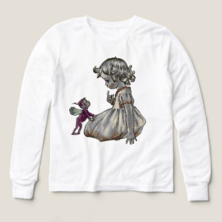Lila Fairy långärmads barn överst T Shirt