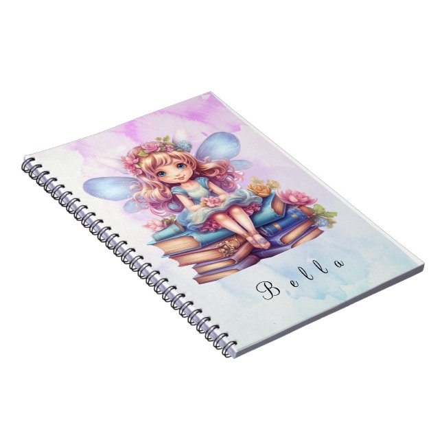 lila Fairy Magi Anteckningsbok (Högra Sidan)