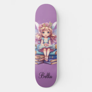 lila Fairy Magi Mini Skateboard Bräda 18,5 Cm