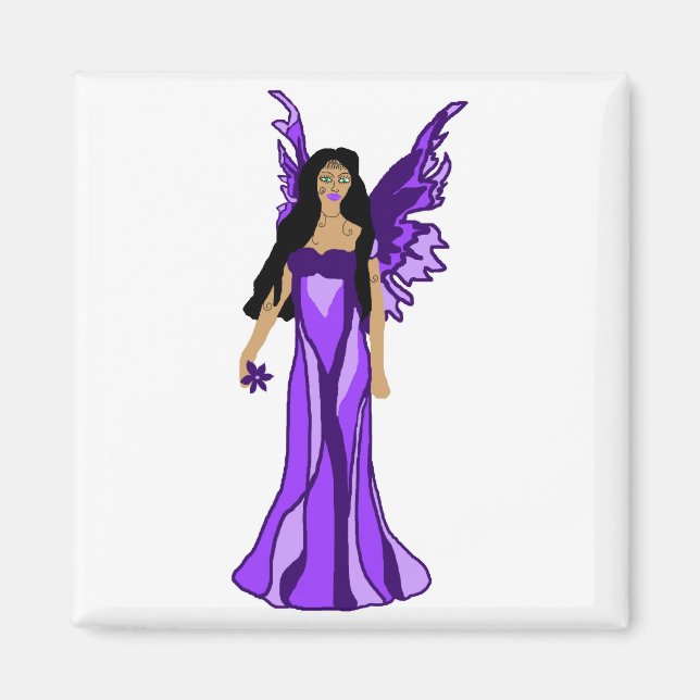 Lila Fairy magnet (Framsidan)