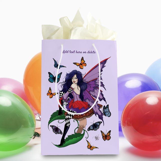 Lila Fairy Mushroom Butterflies (Skapare uppladdad)