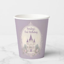 Lila Fairytale Castle Papprare Kopp