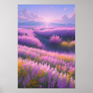 Lila Fält Poster