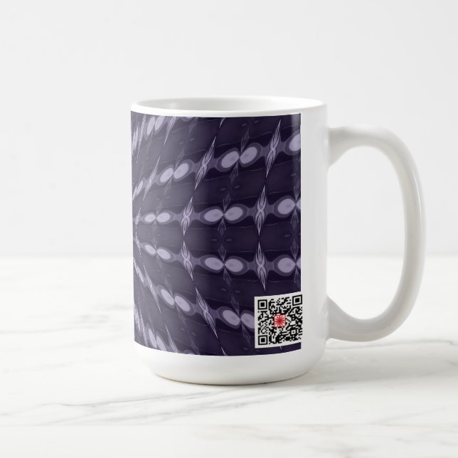 Lila fantasi kaffemugg (Höger)