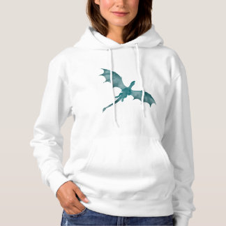 Lila fantasidrakillustration med stor ving t shirt
