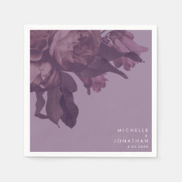 Lila Fantasy Bröllop Bord Napkins Pappersservett