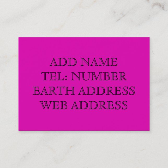 Lila färg affärskort visitkort (Framsida)