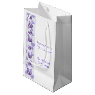 Lila Färgad Wisteria Heart Design Bröllop