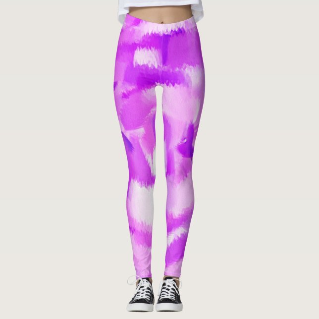 Lila Färgplatter nr 3 Leggings (Framsida)