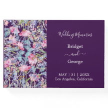 lila färgrik vildblomma grönska bröllop