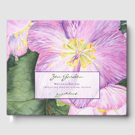 Lila fastelagsros Floral semesteruthyrning Gästböcker