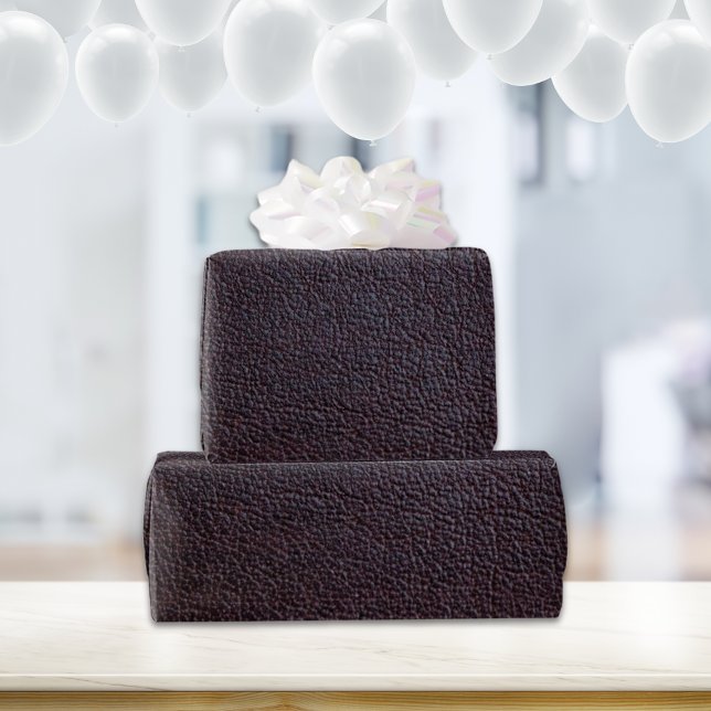 Lila Faux Grain Leather Presentpapper (Skapare uppladdad)